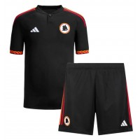 Camiseta AS Roma Bryan Cristante #4 Tercera Equipación para niños 2023-24 manga corta (+ pantalones cortos)